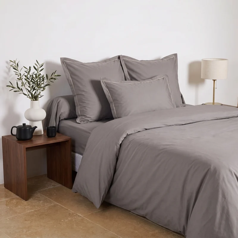Taie de traversin - Percale de coton