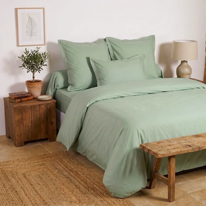 Taie de traversin - Percale de coton