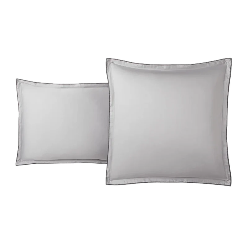 Taie d'oreiller unie Opium - Satin de coton 120 fils/cm²