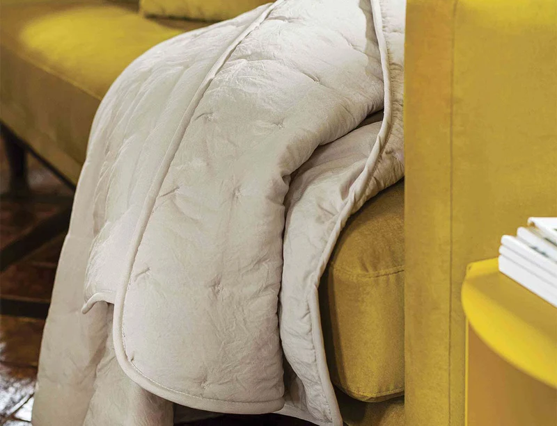 Edredon polyester - ANGKOR Beige Nacre