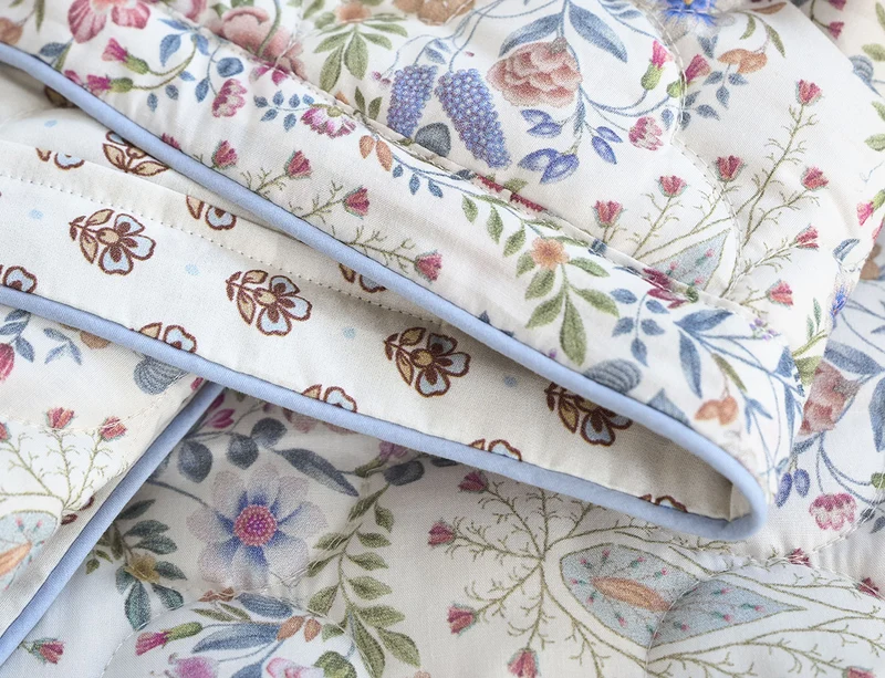 Coussin Percale de coton - KAIRI BLOOM