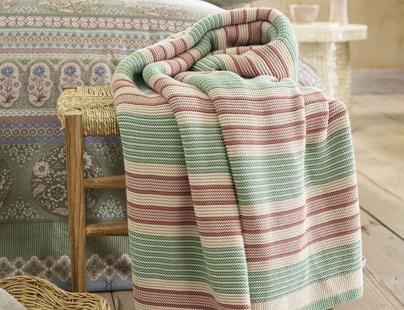 Plaid polyester - BONSOIR COMBISTRIPE