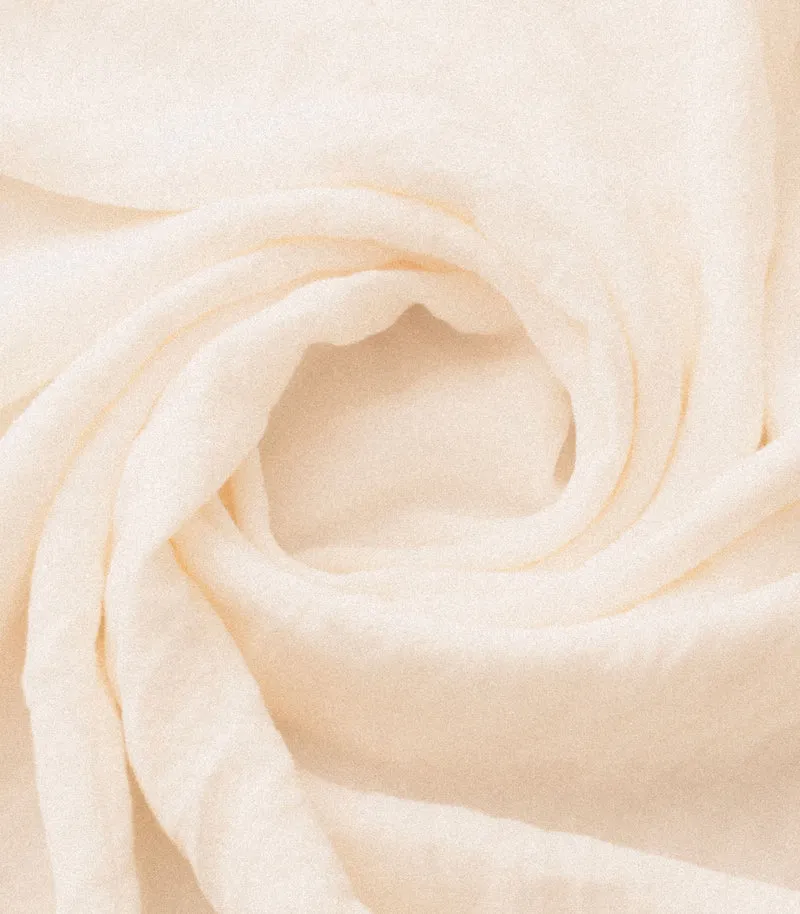 Drap housse en lin lavé - Ecru naturel