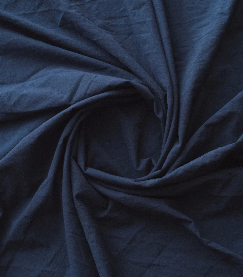 Housse de couette en percale de coton - Bleu océan