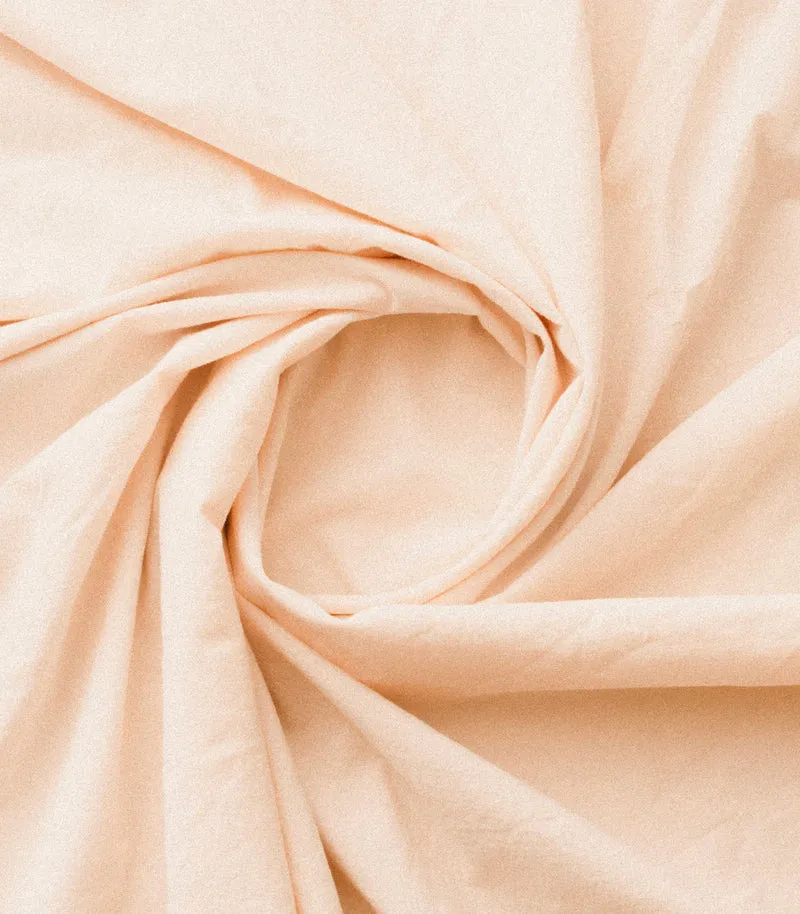 Housse de couette en percale de coton - Beige ivoire