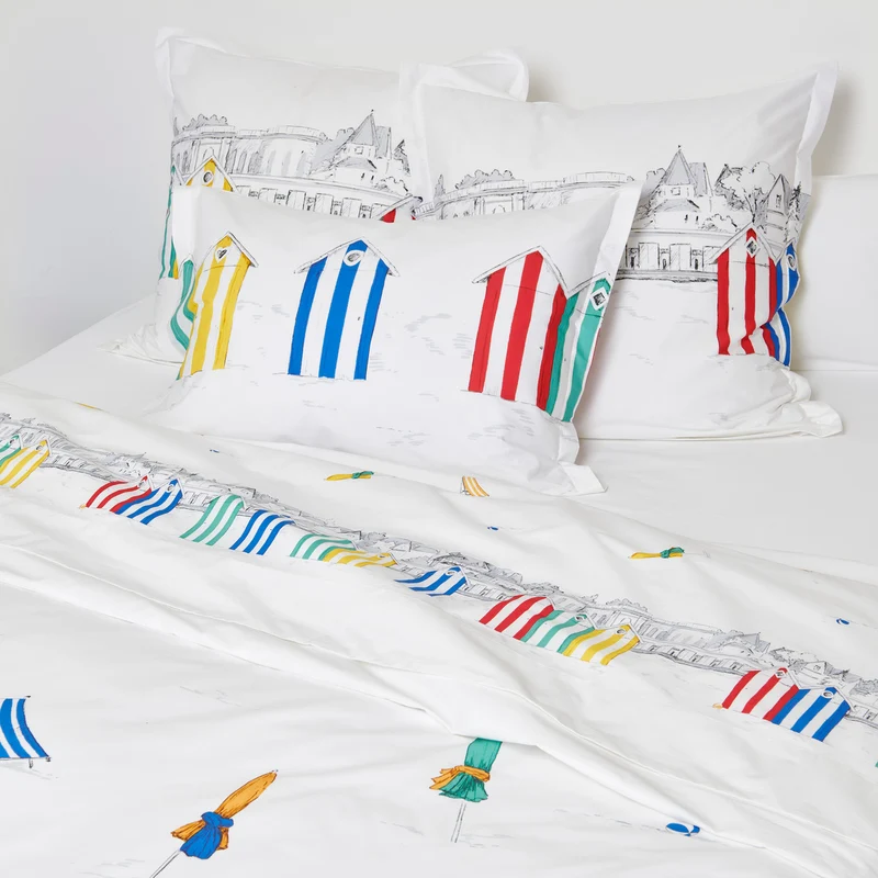 Taie d'oreiller Les Planches - Percale de coton