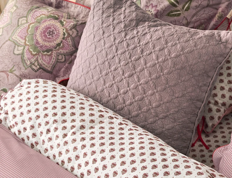 Coussin Percale de coton - MUMBAI MORNING