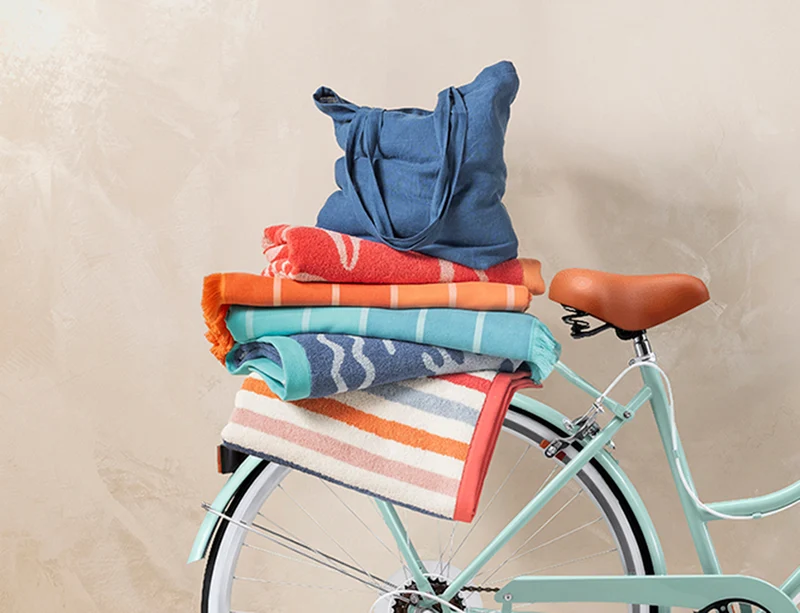 Drap de plage - FRUIT MER Bleu