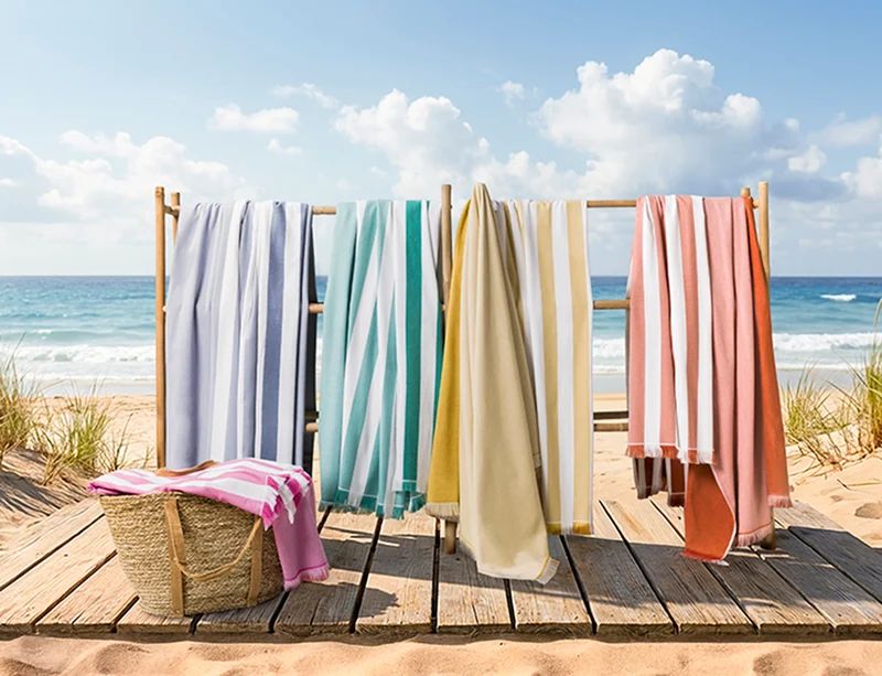 Drap de plage - FRUIT MER Bleu