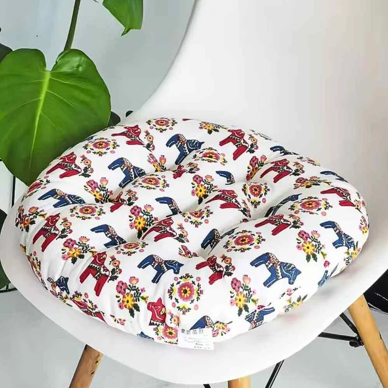 Coussin de Chaise Rond Scandinave