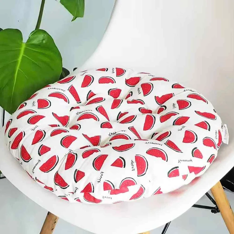 Coussin de Chaise Rond Pastèque
