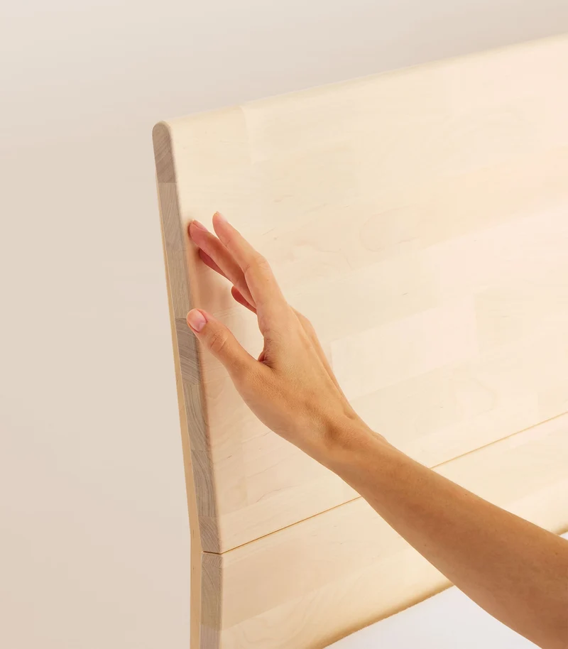 Tête de lit en bois - Bois foncé