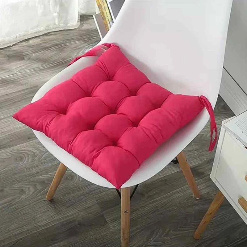 Coussin de Chaise Carré rose fushia