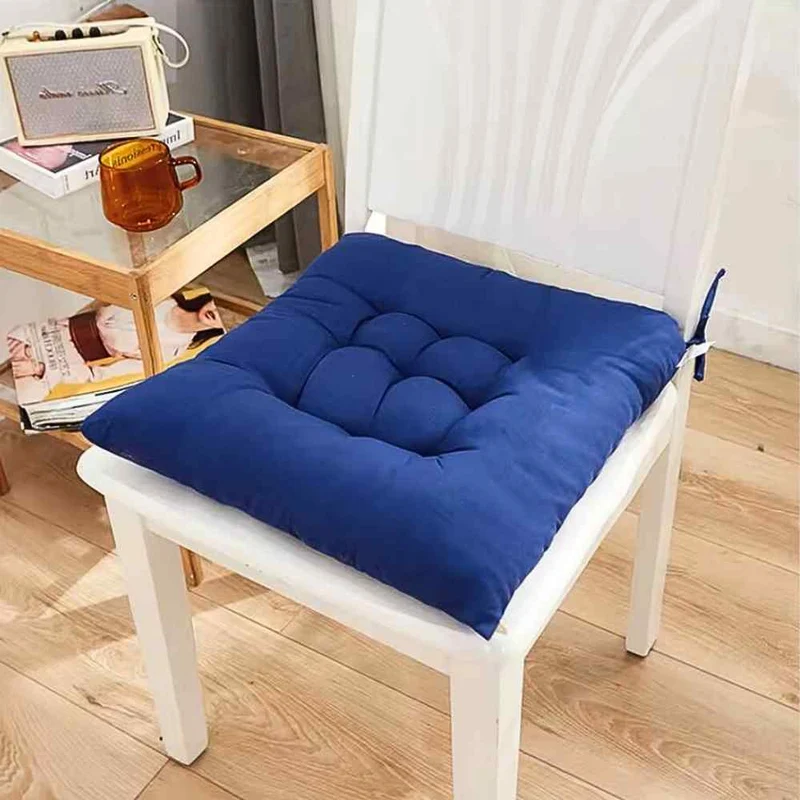 Coussin de Chaise Carré bleu