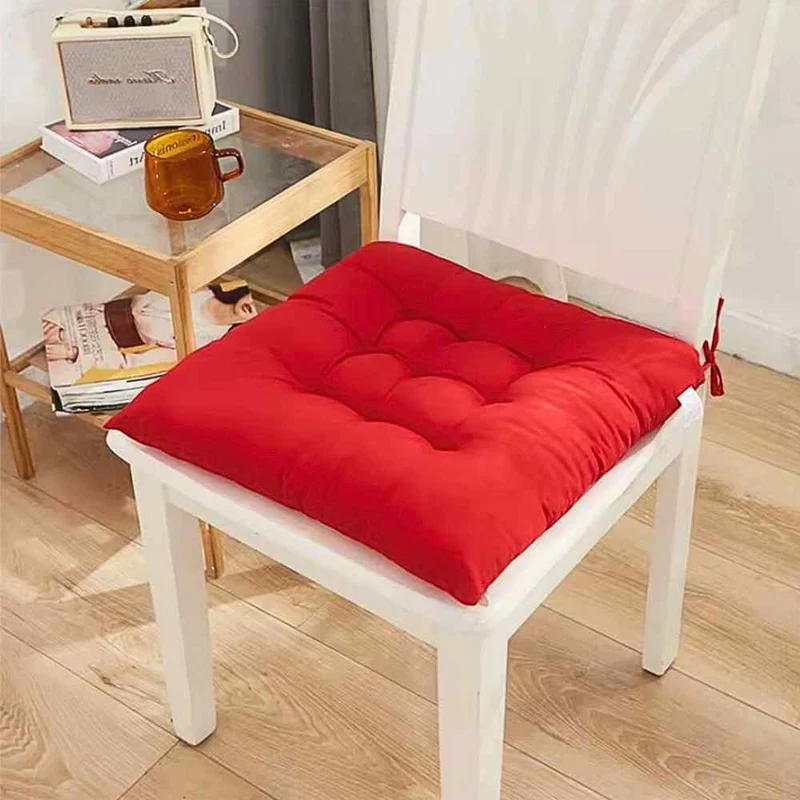 Coussin de Chaise Carré rouge