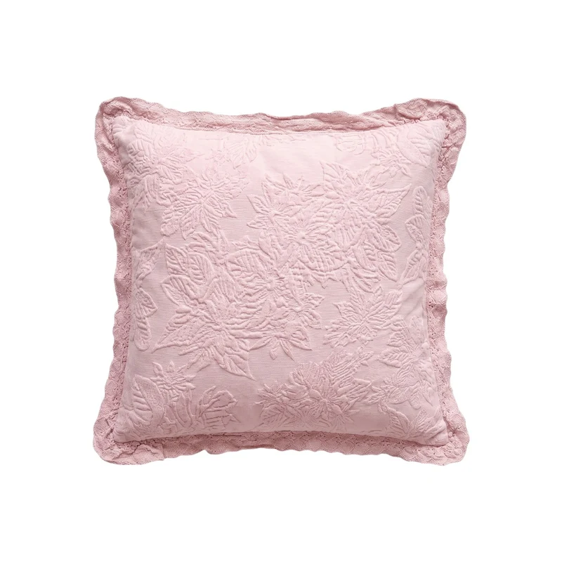 Taie d'oreiller Adèle – Coton piqué jacquard