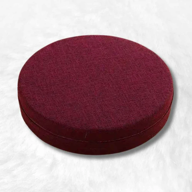 Coussin Yoga d'Assise bordeaux