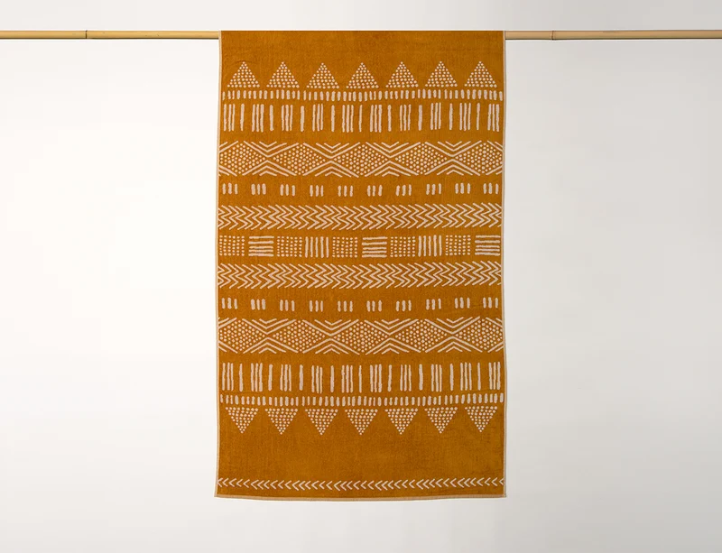 Drap de plage - MOTIF Orangé