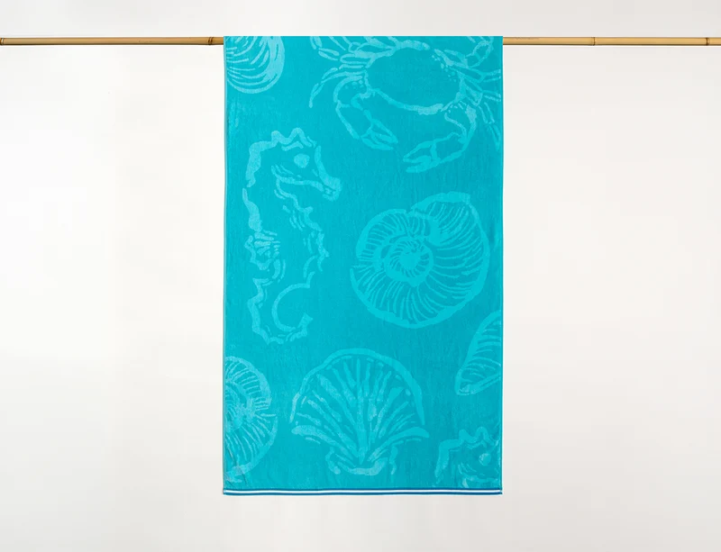 Drap de plage - FRUIT MER Bleu