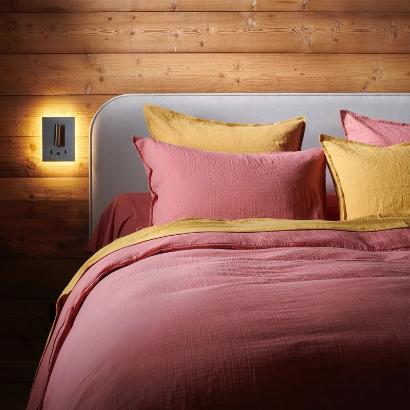 Housse de couette unie - Gaze de Coton