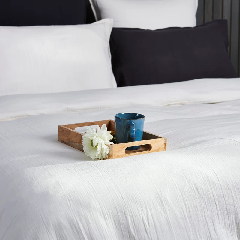 Housse de couette unie - Gaze de Coton