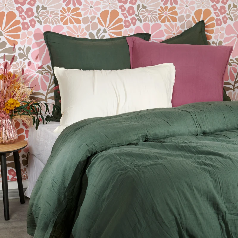 Housse de couette unie - Gaze de Coton