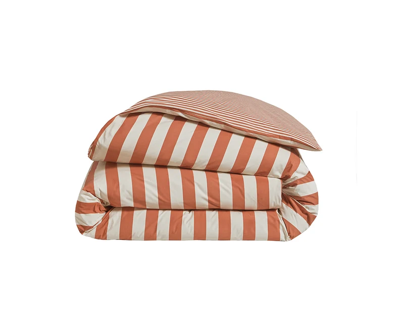 BELLA VITA Terra Cota - Percale imprimée