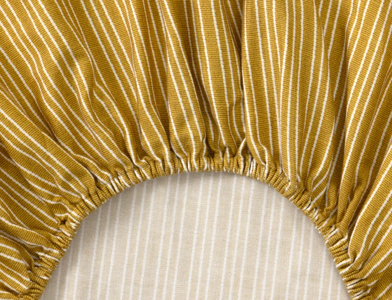 Drap housse Satin de coton lavé - GIRANDOLE