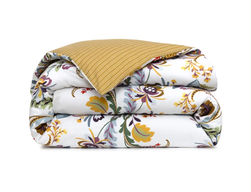 Housse de couette Satin de coton lavé - GIRANDOLE
