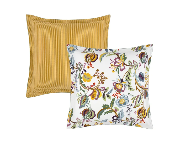 Taie d'oreiller Satin de coton lavé - GIRANDOLE