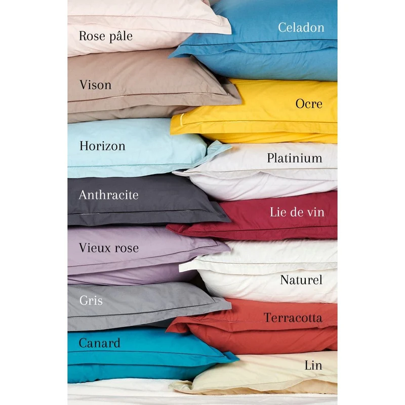 Drap plat - Percale de coton