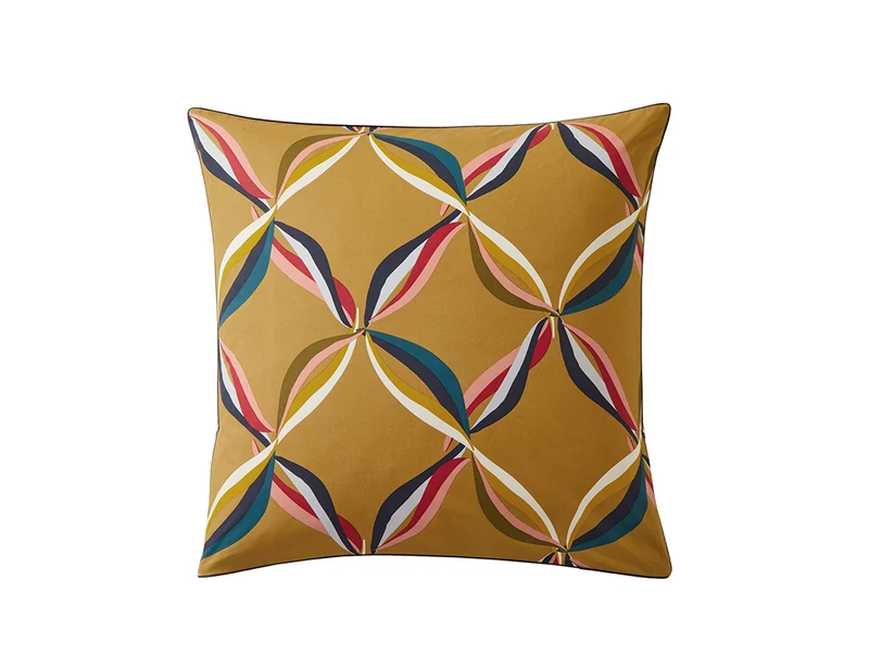CINETIQUE Ocre - Percale de coton