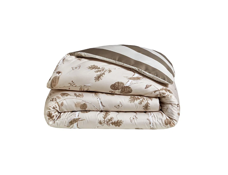 Housse de couette Satin de coton - WOODLAND Sepia