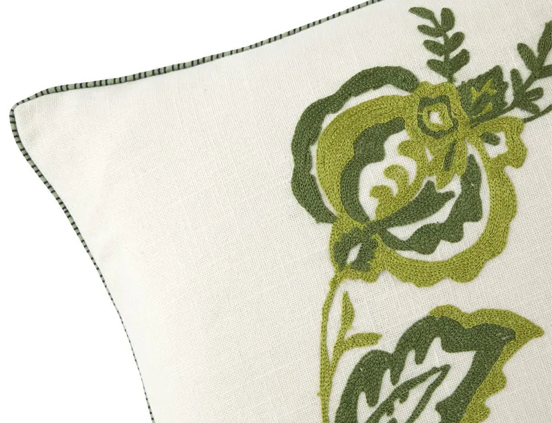 Housse de coussin Coton flammé - GIRANDOLE Palme
