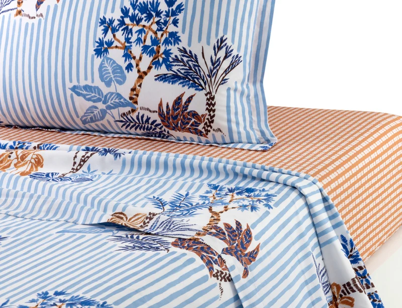 Drap plat Percale de coton - MAQUIS