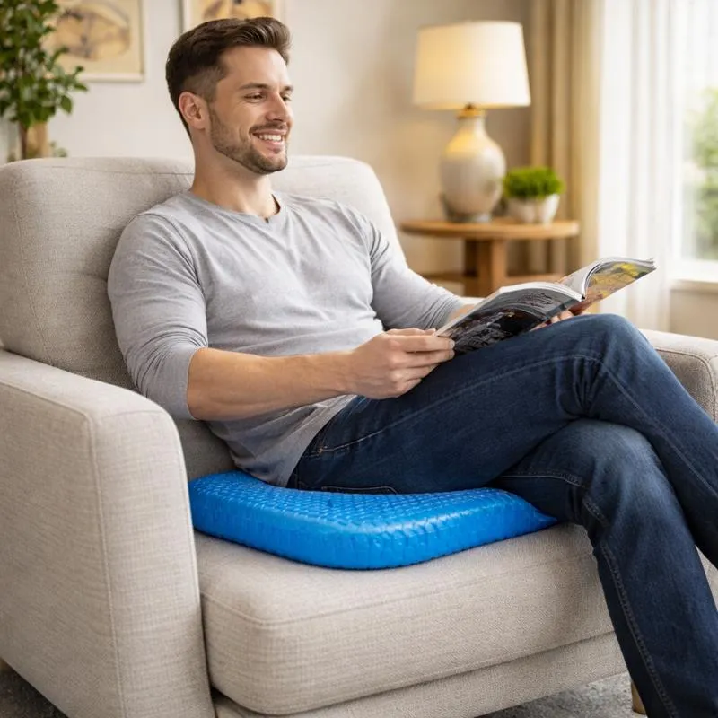 Coussin Anti-Escarre Gel Percé