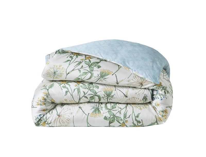 Housse de couette Satin de coton - ANGELICA Tilleul