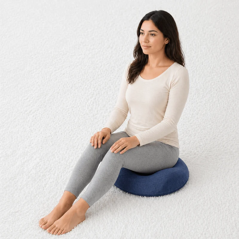 Coussin pour Hémorroïdes Donut Bleu !