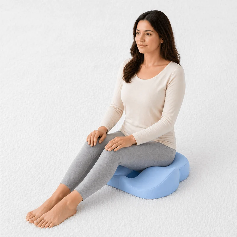 Coussin pour Hémorroïdes Orthopédique Bleu