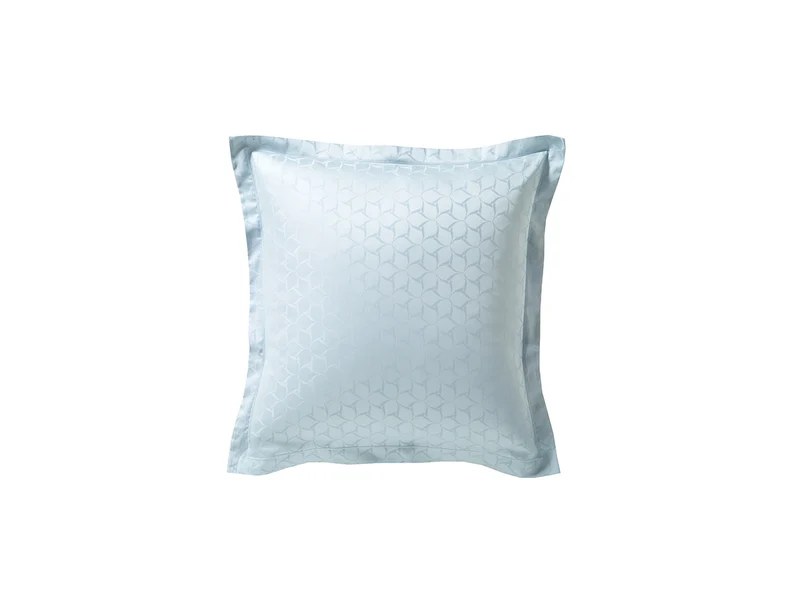 Taie d'oreiller Satin Jacquard - ÉOLE Glacier