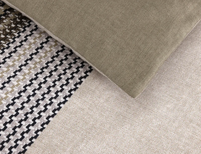 MODERNIST Gris - Satin de coton
