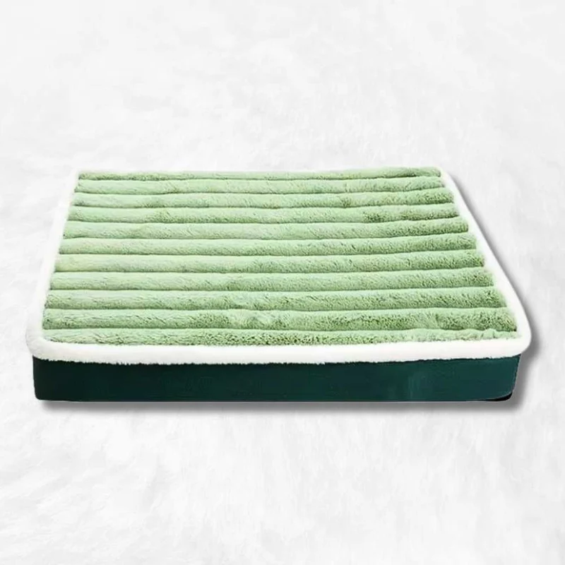 Coussin Déhoussable pour Chien Vert !