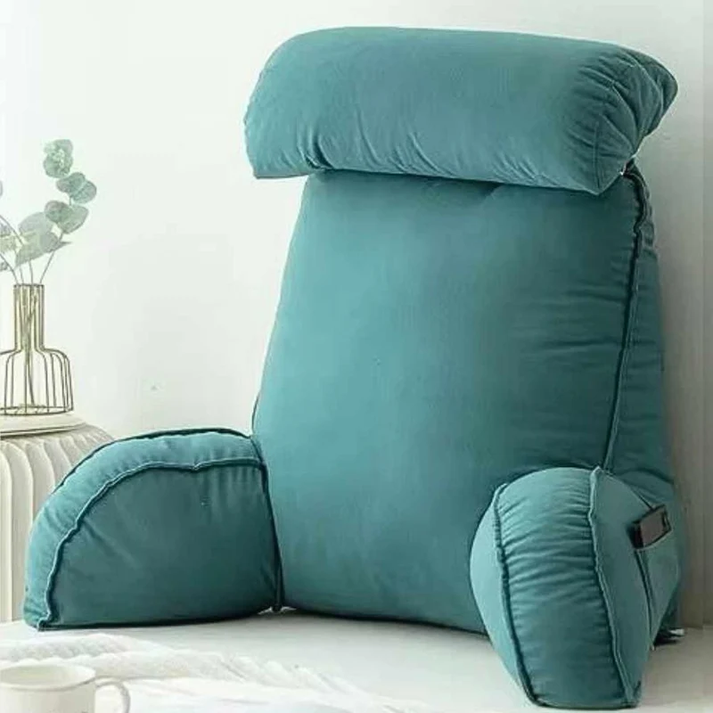 Coussin de Lecture Ergonomique Bleu Canard