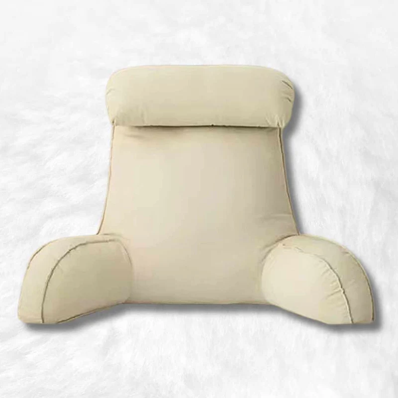 Coussin de Lecture pour Lit Beige !