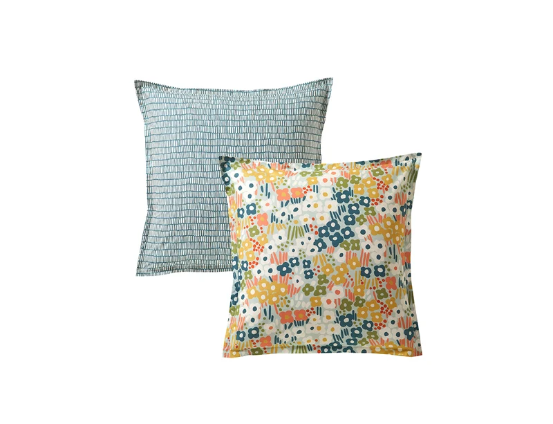 SPRING Azur - Percale de coton