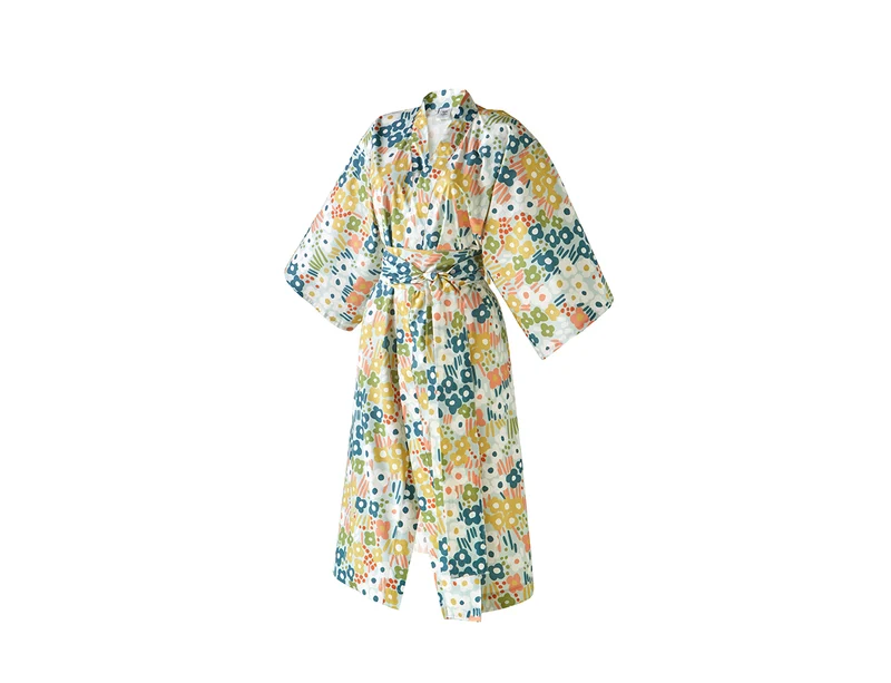Kimono Percale de coton - SPRING Azur