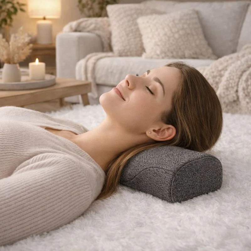 Coussin de Positionnement Cervical gris foncé