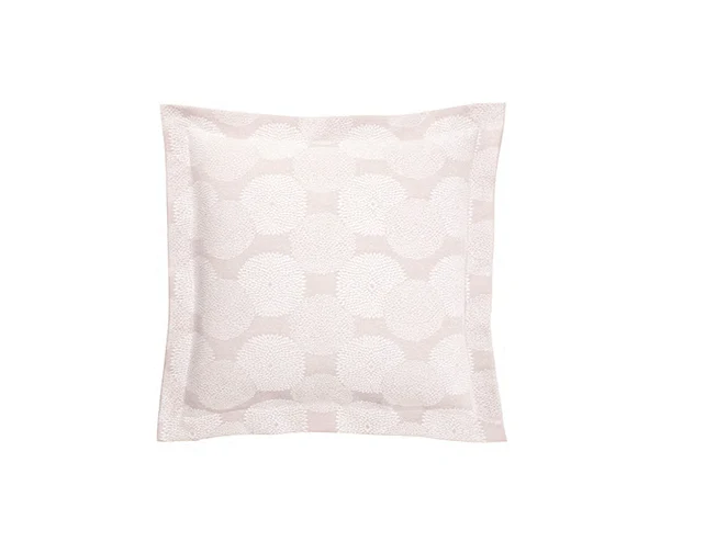 Taie d'oreiller Coton et Polyester - DAHLIA Rose