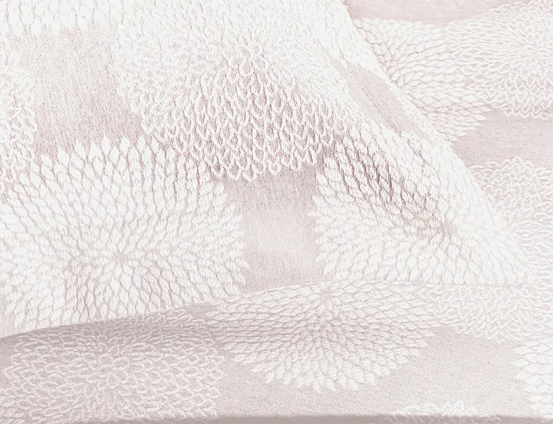 Taie d'oreiller Coton et Polyester - DAHLIA Rose