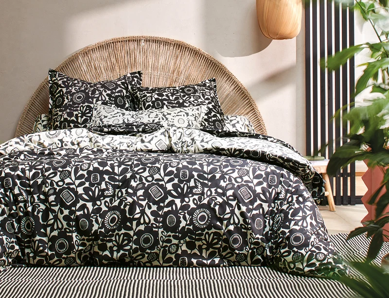 KUKKIA Graphite - Percale de coton